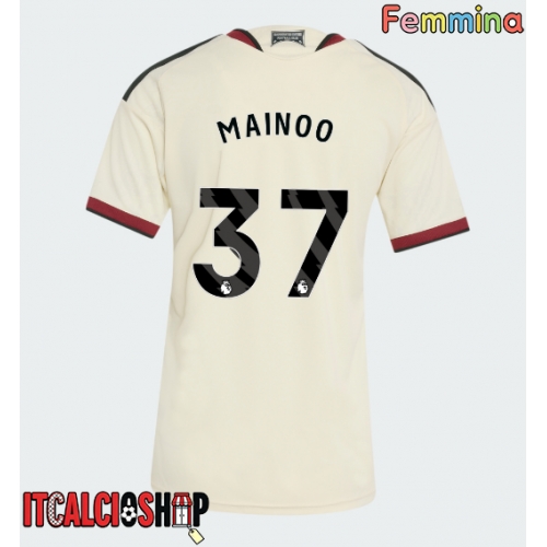 Manchester United Kobbie Mainoo #37 Terza Maglia Femmina 2026-27 Manica Corta